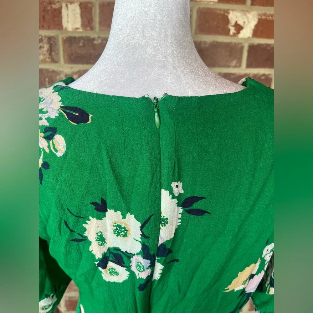 Free People Garden Floral Sleeve Dress Size 6 - Picture 11 of 14